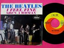 THE BEATLES - I Feel Fine - clean 45 rpm with Picture Sleeve - Capitol 5327