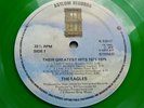 EAGLES Their Greatest Hits 1971 - 1975: 1977 UK ASLUM GREEN VINYL