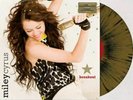 Miley Cyrus - Breakout Exclusive Limited Edition Gold Black Splatter Vinyl LP
