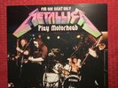 Metallica Play Motorhead LP Red Transparent Vinyl