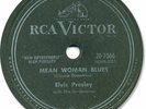 Rare 1957 ELVIS PRESLEY Rock’n Roll 78 RPM Record. Mean Woman Blues