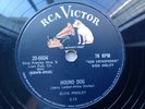 Elvis Presley 78rpm Single 10-inch RCA Victor Records #20-6604 Hound Dog