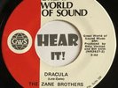 Spooky Halloween Rocker 45 THE ZANE BROTHERS Dracula GREAT WORLD OF SOUND hear