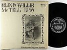 Blind Willie McTell - 1940 Library Of Congress Session LP - Melodeon OG Mono VG+