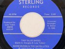 NORM BURNS & SATELLITES Tiny Blue Shoes / Mini Skirts Sterling Song Poem 45 HEAR