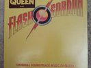 QUEEN SOUNDTRACK LP FLASH GORDON RARE EMBOSSED WHITE LABEL PROMO