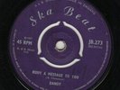 DANDY - RUDY  - A MESSAGE TO YOU / TILL DEATH DO US PART - SKA BEAT