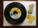 STACK OF 18 45 R.P.M. VINYL RECORDS FROM THE 1950’S 