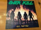 OVER KILL FEEL THE FIRE (LP vinyl ) 1985 pressing Noise N0035 MINT German THRASH