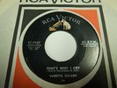 Rare R&B popcorn 45 Varetta Dillard That's why I cry / Undecided RCA 7057