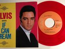 Elvis Presley / If I Can Dream & Edge of Reality / Red Vinyl 45 w PS / Mint