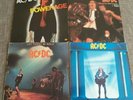 4 LP AC/DC - POWERAGE/ LET THERE BE ROCK/ WHO MADE WHO/ IF YOU WANT BLOOD