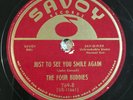 78 rpm The Four Buddies SAVOY 769 1st Single DOO WOP R&B Jukebox Record 1950'