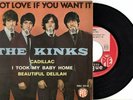 LE + RARE FRENCH EP DES KINKS - CADILLAC + 3 - VOGUE PYE 24131 - 1965 -
