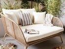 Gardenline Rope Effect Snug Seat Sofa Chair Aldi - Brand New Fast & Free ?