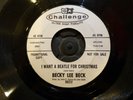 Beatles Novelty 45: Becky Lee Beck  I Want A Beatle For Christmas  Ga Challenge