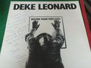 DEKE LEONARD BEFORE YOUR VERY EYES VINYL LP  SIGNED