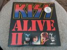 KISS - ALIVE II + X 2 LPS + BOOKLET + TATTOOS + TRANSLUCENT - UK A1/B1/C1/D1 -EX