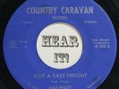 Crude Lofi Detroit MI Hillbilly Bop 45 DALE FRALEY Ride A Fast COUNTRY CARAVAN