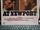 MILES DAVIS/THELONIOUS MONK   At Newport. '64 Columbia jazz LP 2178 Mono promo