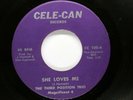THIRD POSITION TRIO MAGNIFICENT 4 Soul 45rpm Gator Party b/w She Loves Me HEAR