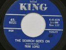 RARE R&B Popcorn Soul 45 TRINI LOPEZ The Search Goes On / Chain of Love KING mp3