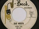 RARE Garage Swamp Rock Blues 45 TONY JOE WHITE & THE MOJOS Bad Mouth J-BECK mp3