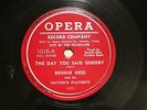 50'S HILLBILLY BOP TX BENNIE HESS The Day You Said Goodby OPERA 1018 EE+ Guitar