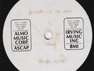 ZANE GREY & LEN RON HANKS I Won't Let You Down UNISSUED ACETATE modern soul HEAR