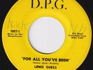 LENIS GUESS For All You've Been RARE northern soul 45 STORMING dancer  r&b HEAR