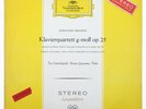 TRIO SANTOLIQUIDO Brahms piano quartet germany 1958 DGG 138014 SLPM STEREO FD LP