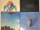 Eagles 4x LP Lot, Greatest Hits Self Titled Long Run Border Vinyl Record Album