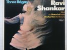 RAVI SHANKAR Three Ragas 1967 US ORG Capitol Records STEREO LP Promo SITAR Minty