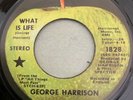 GEORGE HARRISON-What Is Life/Apple Scruffs-Black Star LA First Pressing MINT 45