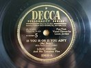 LOUIS JORDAN 78  IS YOU IS OR IS YOU AIN'T / 5 GUYS NAMED MOE  US DECCA 23630 E-