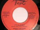 WENDY NEVERS - Rare Modern Soul Gospel 45 - It's Alright - EXODUS (SIGNED ) ?