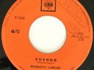 ROBERTO CARLOS-killer rock garage brazil-CUANDO-rare 7¨cbs mexico 1968 portugues