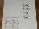 Pink Floyd The Wall Promo RARE  Timing Strip Clear Hype Sticker