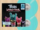 BLUE VINYL----  TROLLS World Tour (Original Soundtrack) WALMART LP RECORD   0210