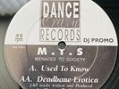 M.T.S Used To Know/ Deadbone Erotica Rare Breakbeat Hardcore Rave Record