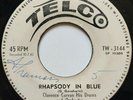 RARE CLARENCE CURVAN Rhapsody In Blue CALYPSO SURF TRINIDAD 45 TELCO HEAR