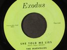 MARVELLOS: she told me lies / salty sam EXODUS 7