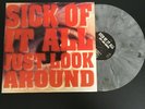 SICK OF IT ALL JUST LOOK AROUND LP RECORD GREY MARBLE COLOR VINYL IMPORT NM