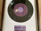 Elvis Presley Framed display HMV Single Mystery Train