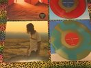 TAME IMPALA SLOW RUSH 2 LP VINYL SWIRL SPLODGE RED BLUE GOLD COLORED A3 POSTER K