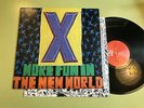 X MORE FUN IN THE NEW WORLD LP elektra 602831 '83 w/lyric inner punk rock orig