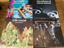 THE CORAL CORAL ISLAND GOLD/SILVER 2LP VINYL SIGNED PRINT. BLOOD RECORDS +MOJO