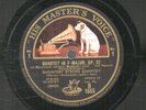 206g4.  Budapest String Quartet - Quartet in F (Tschaikowsky) - HMV D-1655-1659