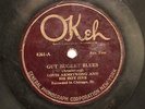 JAZZ LOUIS ARMSTRONG HOT FIVE Gut Bucket Blues /Yes, I'm In The Barrel OKEH 8261