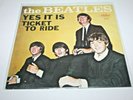 the BEATLES - YES IT IS, TICKET TO RIDE - Capitol - 5407 (SLEEVE ONLY) - VG+